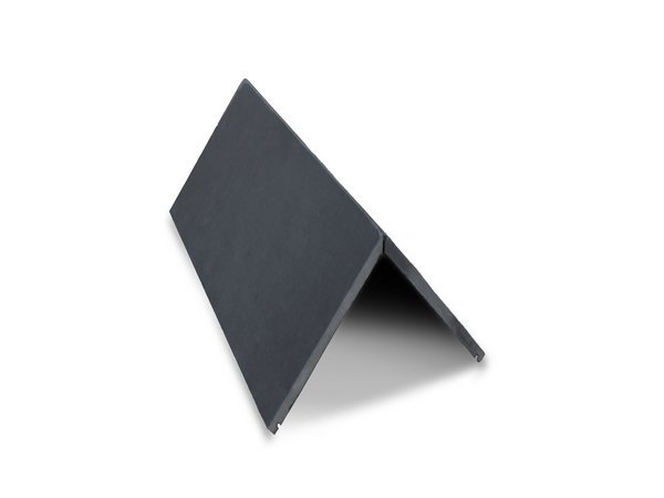 DCLSLSP500E-075-BE-IMAGE2 Mayan Natural Slate Classic RealRidge Graphite Block End Ridge Tile