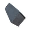 DDRSLSP500-GRA-075-BE IMAGE1 Mayan Natural Slate Dry RealRidge Block End - Graphite