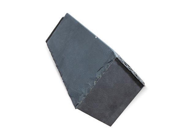 DDRSLSP500-GRA-075-BE IMAGE1 Mayan Natural Slate Dry RealRidge Block End - Graphite