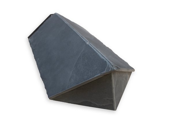 DDRSLSP500-GRA-105-HE IMAGE1 Mayan Natural Slate Dry RealRidge Hip End - Graphite